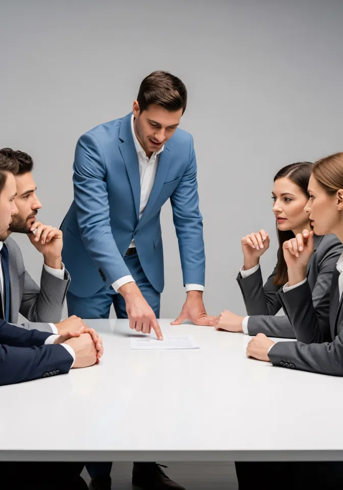 Reunião sobre planeamento financeiro