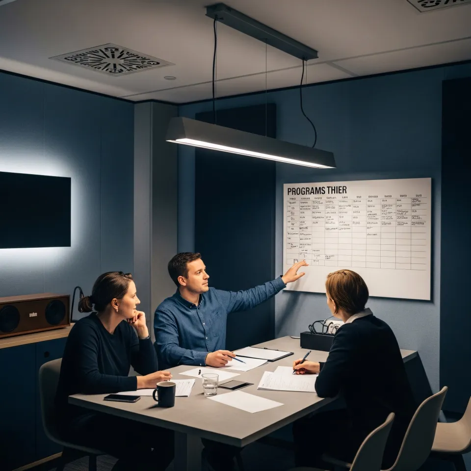 Etapas do planeamento financeiro em equipa